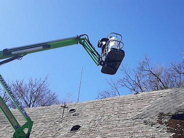Odstranění eternitové střechy